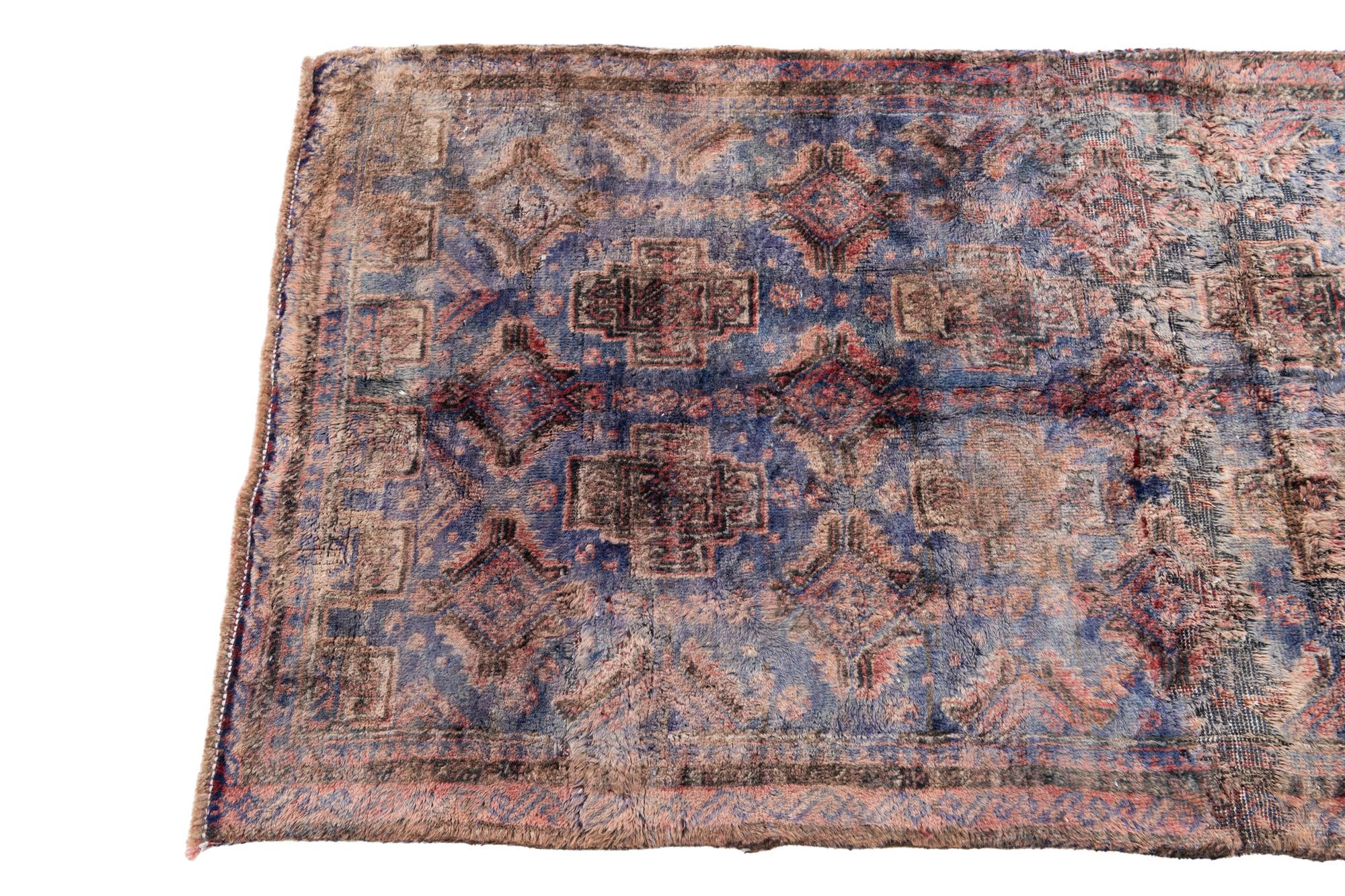 2' 6 x 5' 2 Hand Knotted Ultra Vintage Persian Wool Rug