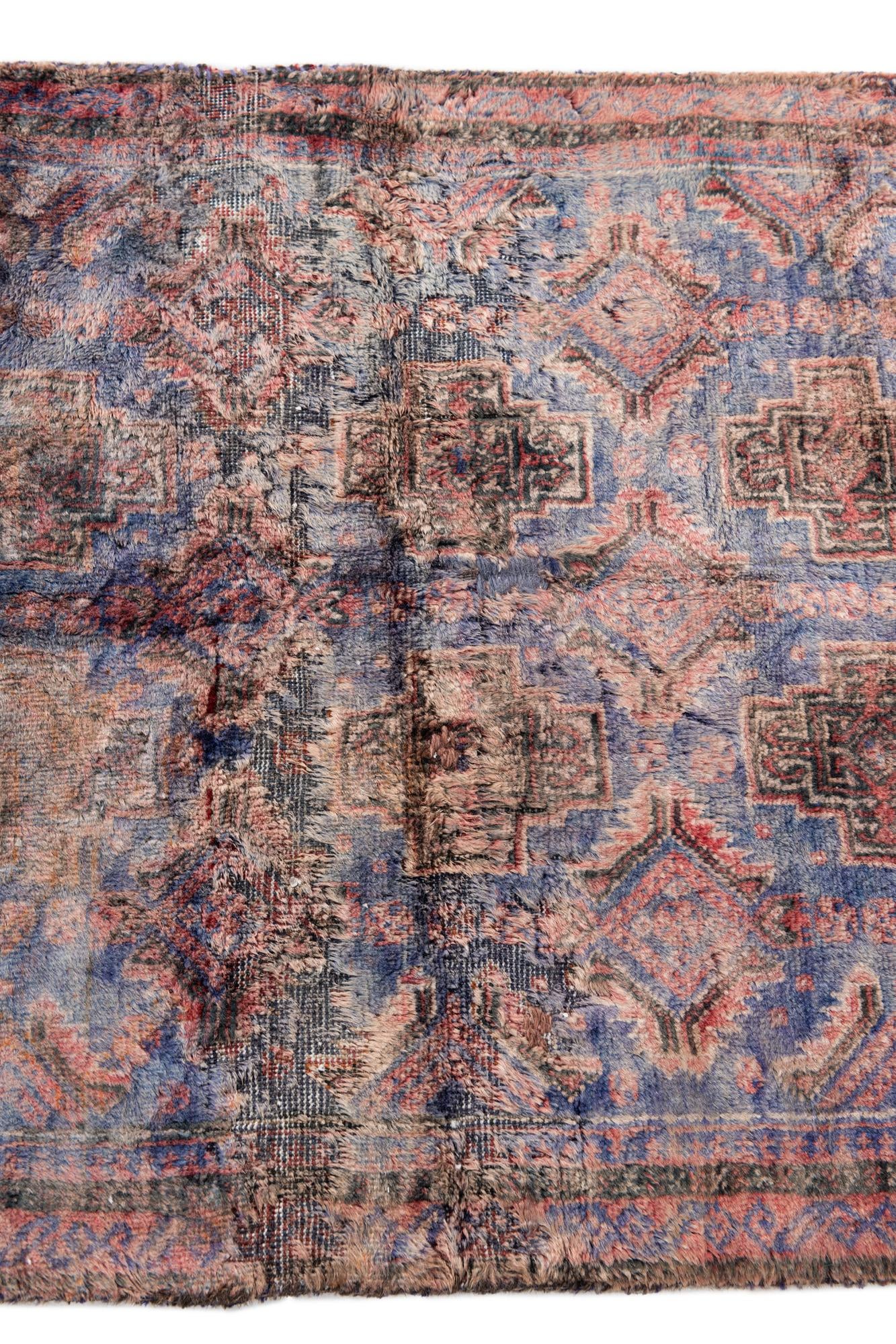 2' 6 x 5' 2 Hand Knotted Ultra Vintage Persian Wool Rug