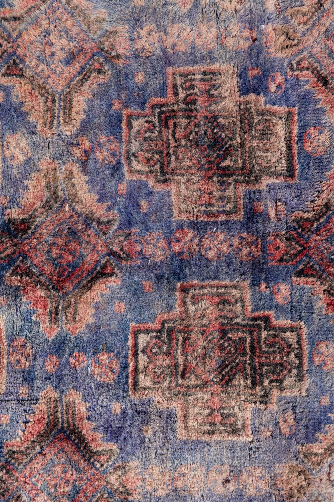 2' 6 x 5' 2 Hand Knotted Ultra Vintage Persian Wool Rug