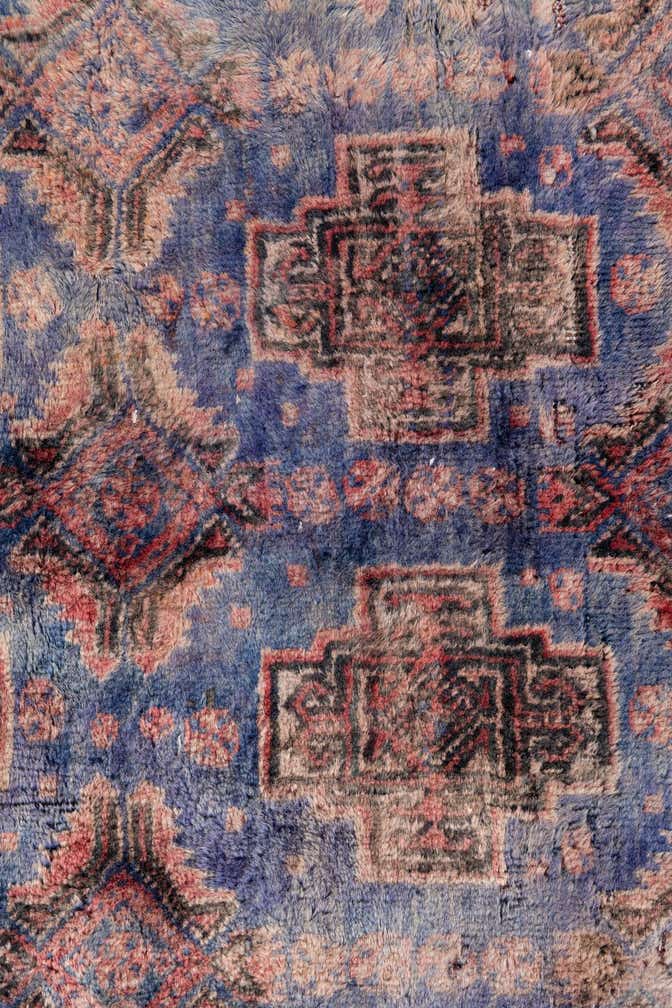 2' 6 x 5' 2 Hand Knotted Ultra Vintage Persian Wool Rug
