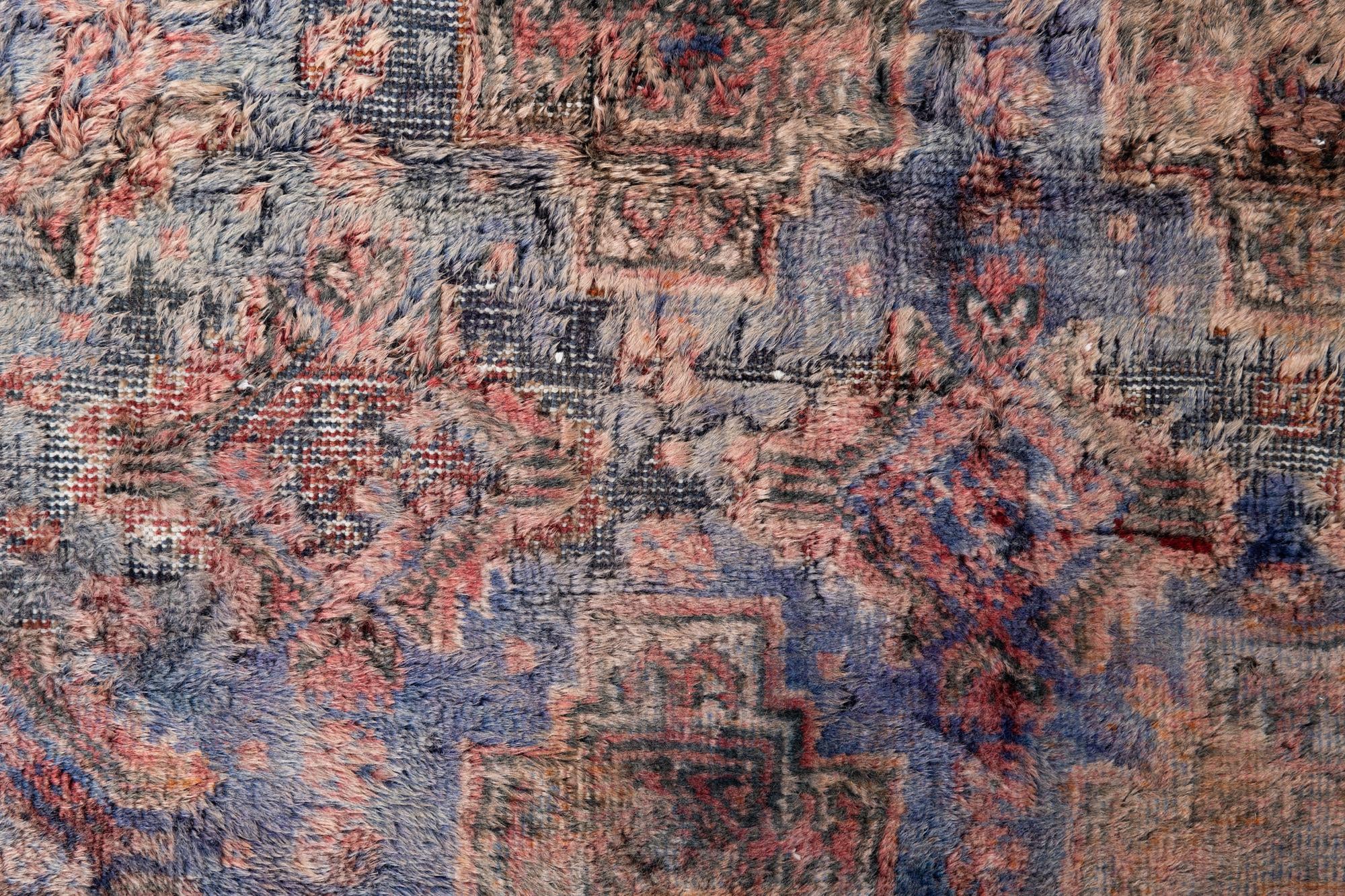 2' 6 x 5' 2 Hand Knotted Ultra Vintage Persian Wool Rug