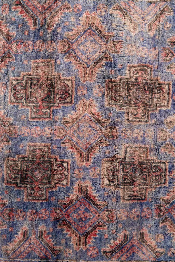 2' 6 x 5' 2 Hand Knotted Ultra Vintage Persian Wool Rug