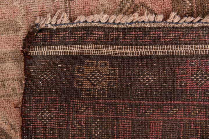2' 10 x 4' 9 Hand Knotted Ultra Vintage Persian Wool Rug