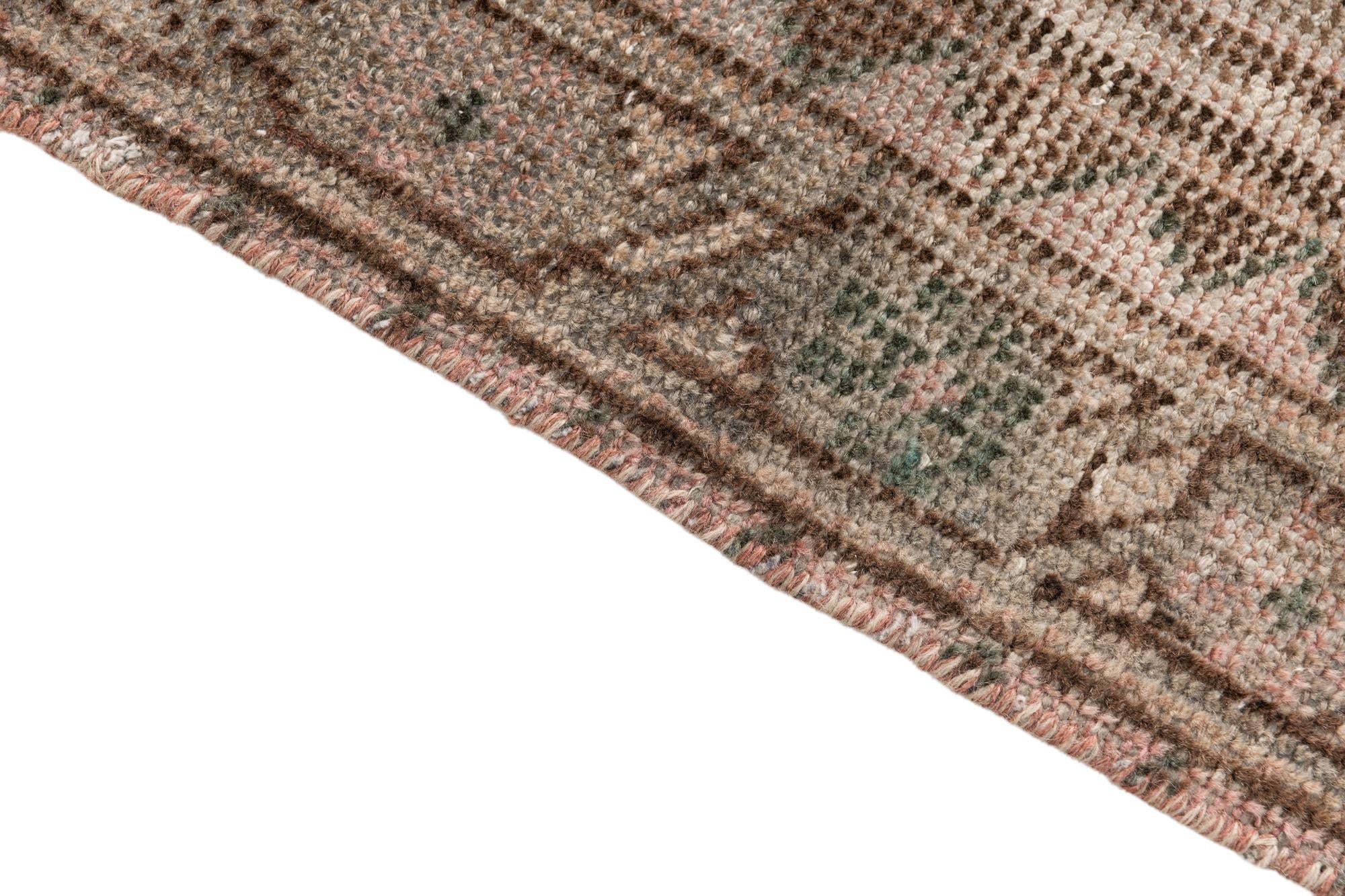3' 10 x 6' 7 Hand Knotted Ultra Vintage Persian Wool Rug