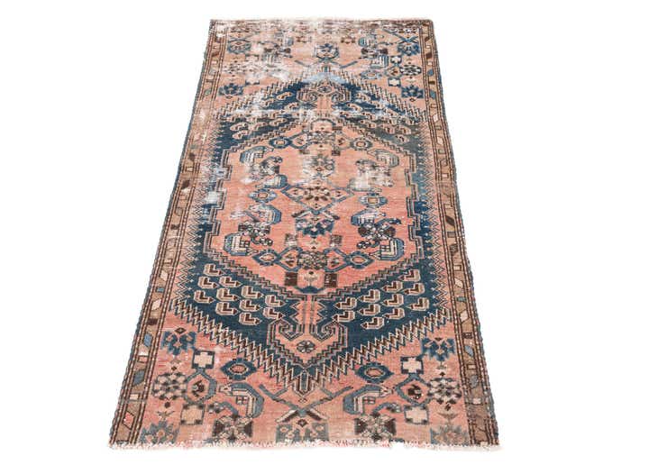 2' 9 x 5' 5 Hand Knotted Ultra Vintage Persian Wool Rug