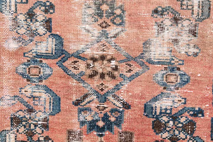 2' 9 x 5' 5 Hand Knotted Ultra Vintage Persian Wool Rug