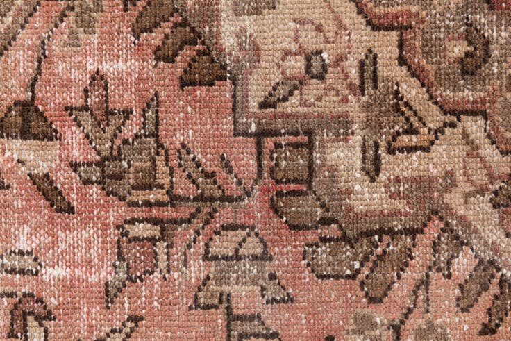 Detail image of 2' 5 x 3' 9 Hand Knotted Ultra Vintage Persian Wool Rug