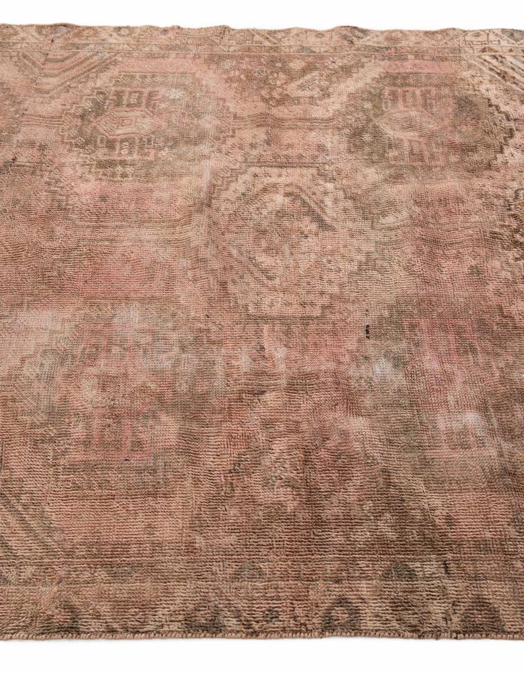 Detail image of 4' 7 x 6' 5  Hand Knotted Ultra Vintage Persian Wool Rug
