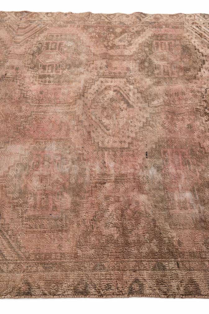 140cm x 195cm Handgeknüpft Ultra Vintage Persisch Wolle Teppich