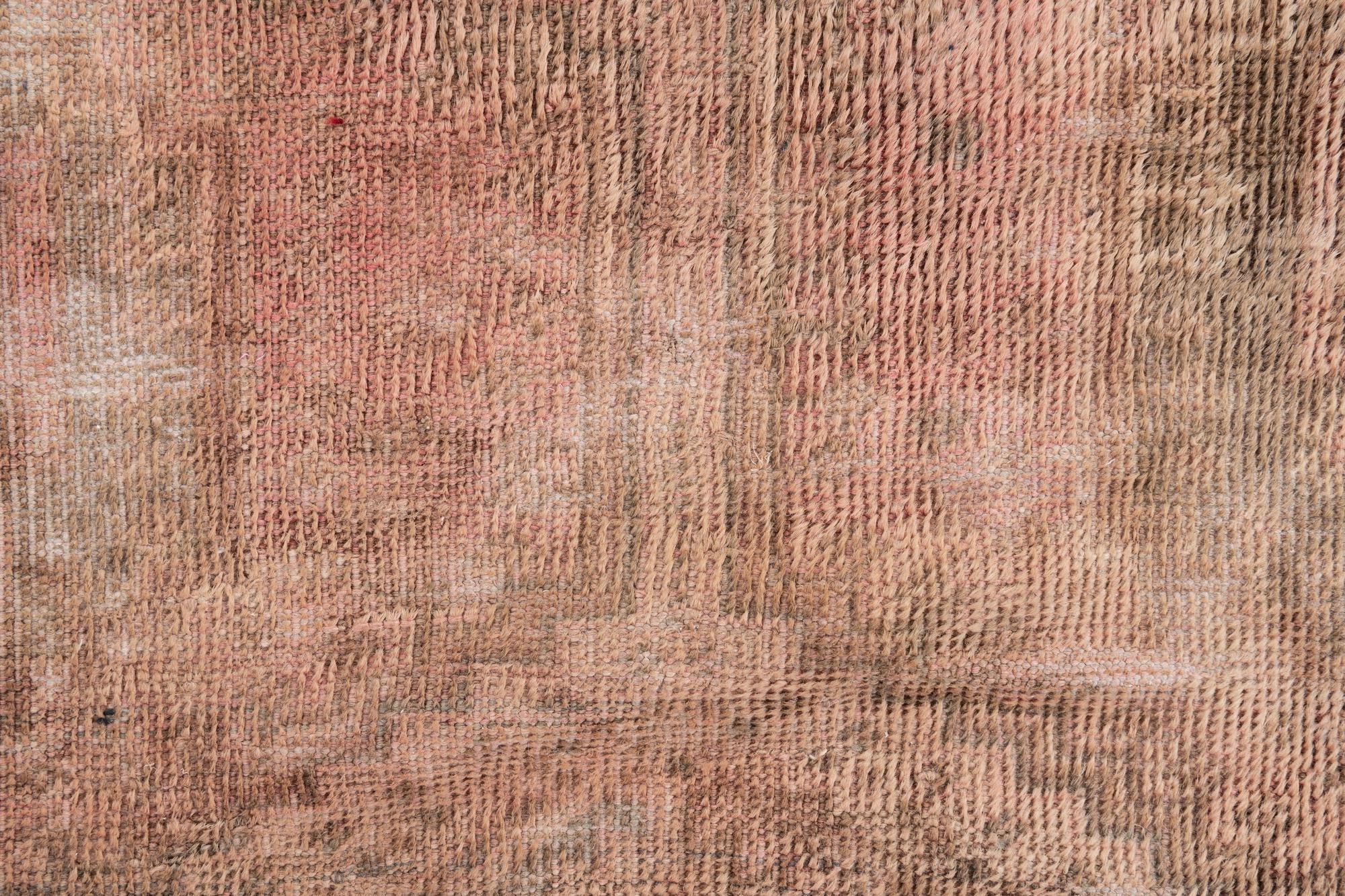 4' 7 x 6' 5 Hand Knotted Ultra Vintage Persian Wool Rug