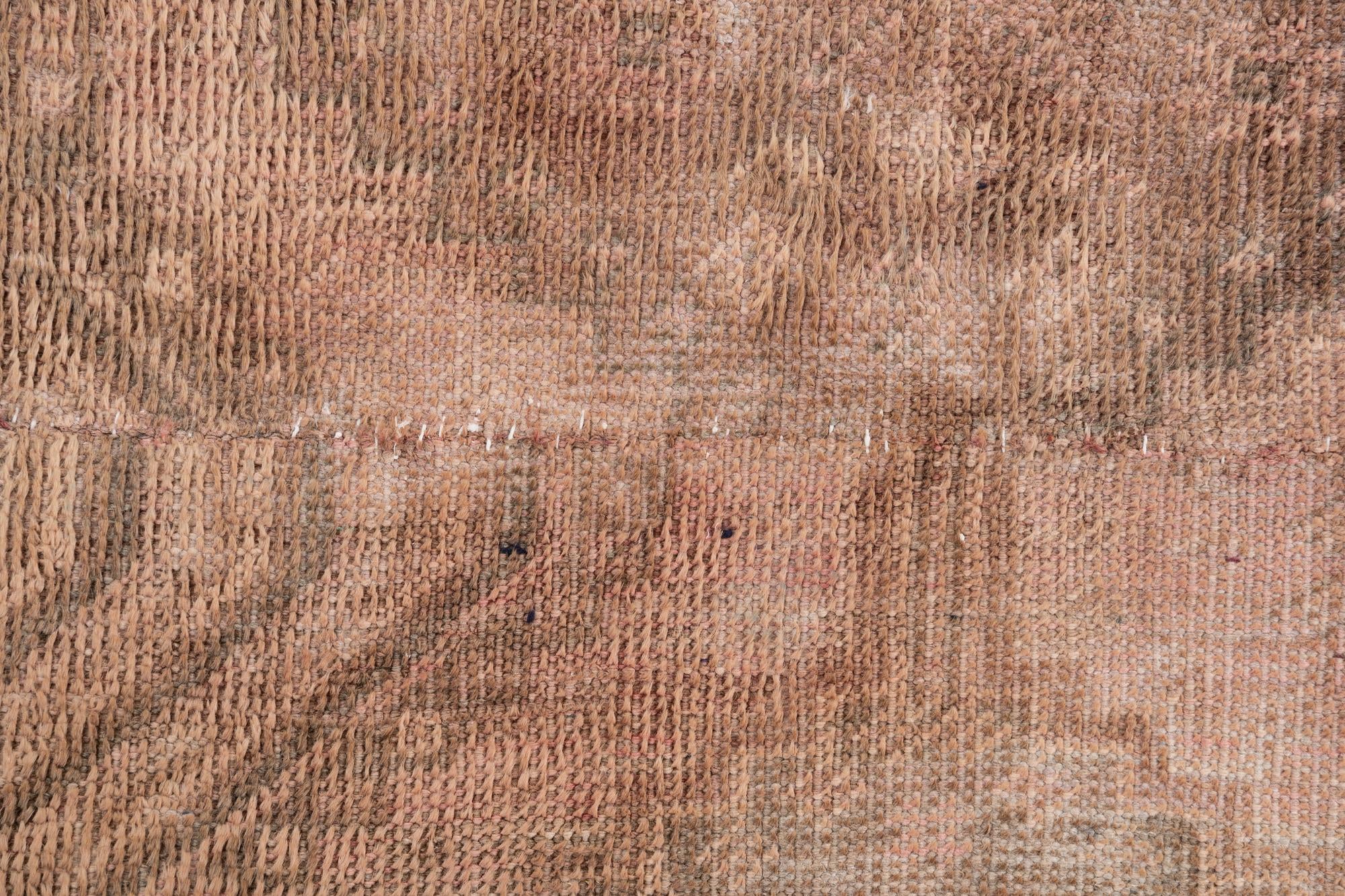 4' 7 x 6' 5 Hand Knotted Ultra Vintage Persian Wool Rug