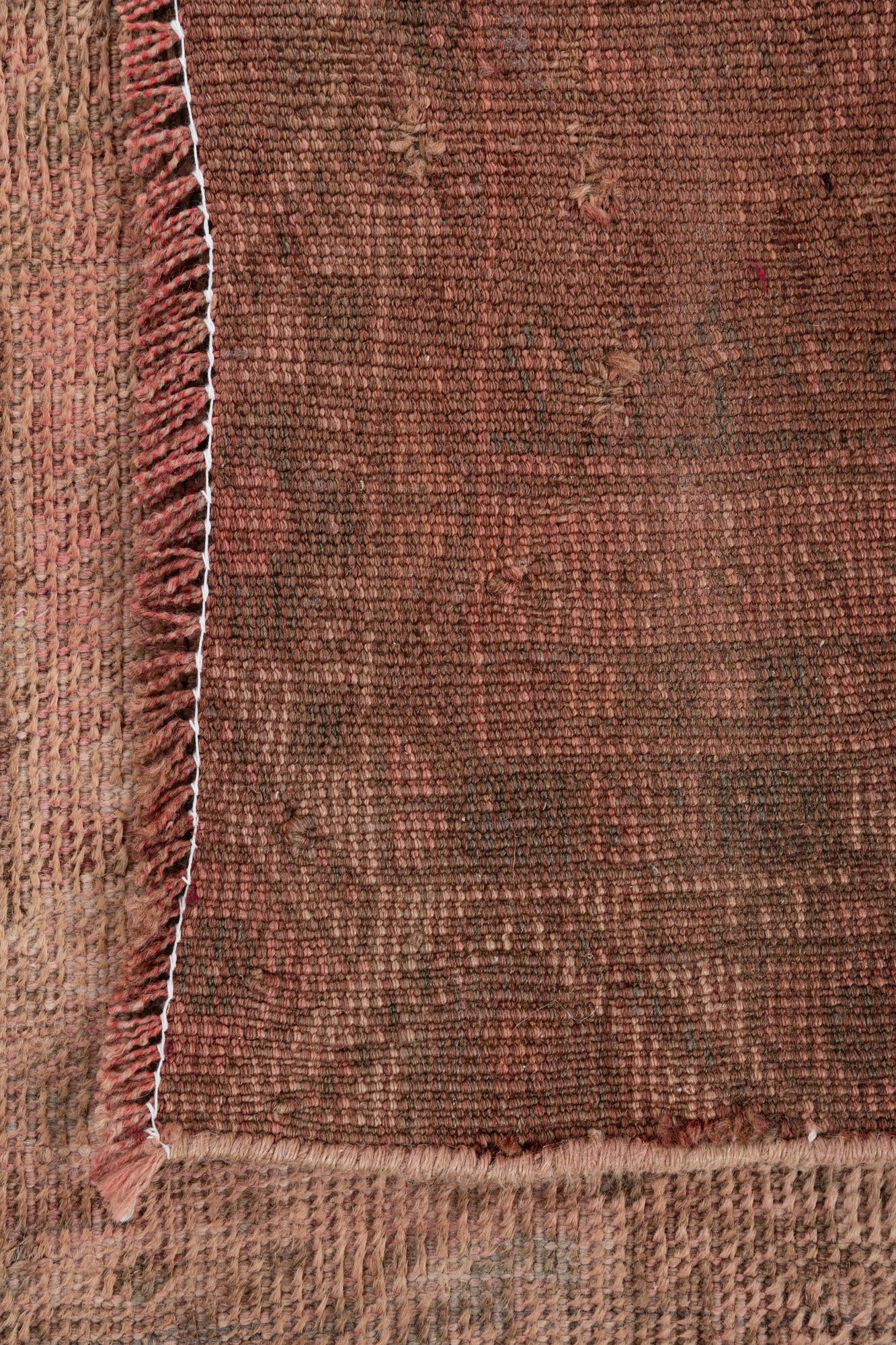 4' 7 x 6' 5 Hand Knotted Ultra Vintage Persian Wool Rug