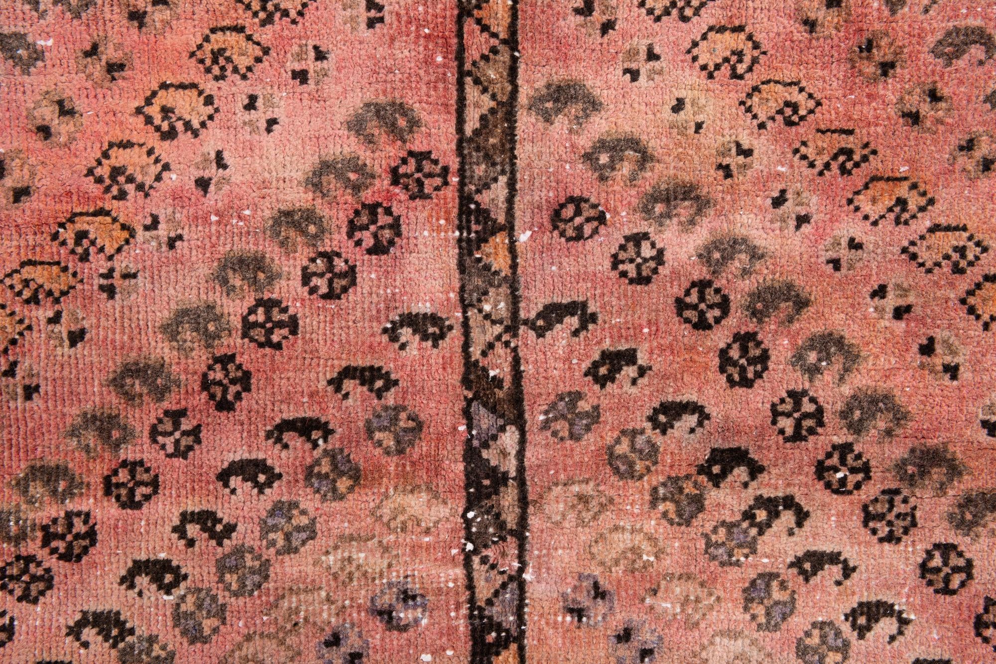 5' 2 x 9' 8 Hand Knotted Ultra Vintage Persian Wool Rug