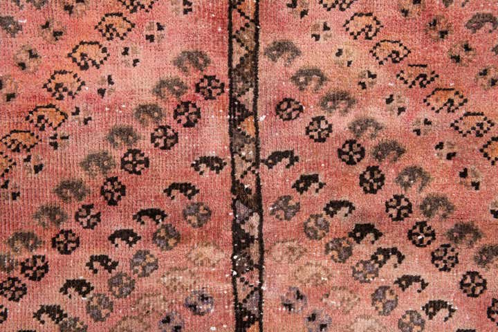 5' 2 x 9' 8 Hand Knotted Ultra Vintage Persian Wool Rug