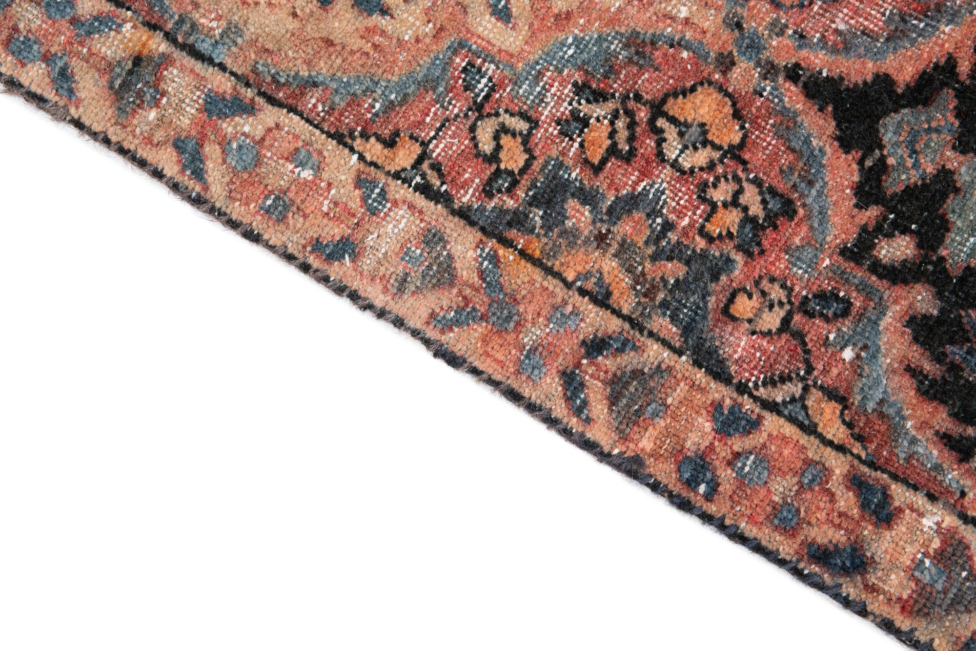 5' 4 x 8' 6 Hand Knotted Ultra Vintage Persian Wool Rug