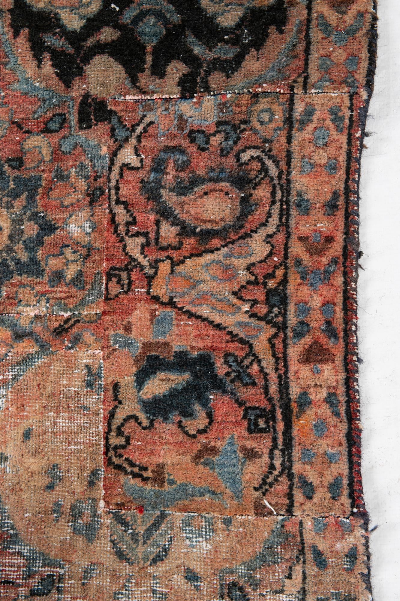 5' 4 x 8' 6 Hand Knotted Ultra Vintage Persian Wool Rug
