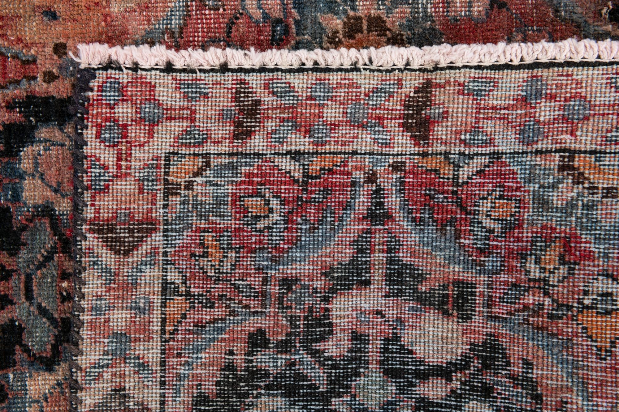 5' 4 x 8' 6 Hand Knotted Ultra Vintage Persian Wool Rug