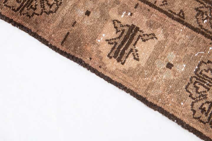 6' 9 x 9' 6 Hand Knotted Ultra Vintage Persian Wool Rug