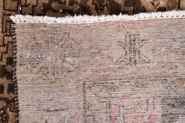 6' 9 x 9' 6 Hand Knotted Ultra Vintage Persian Wool Rug