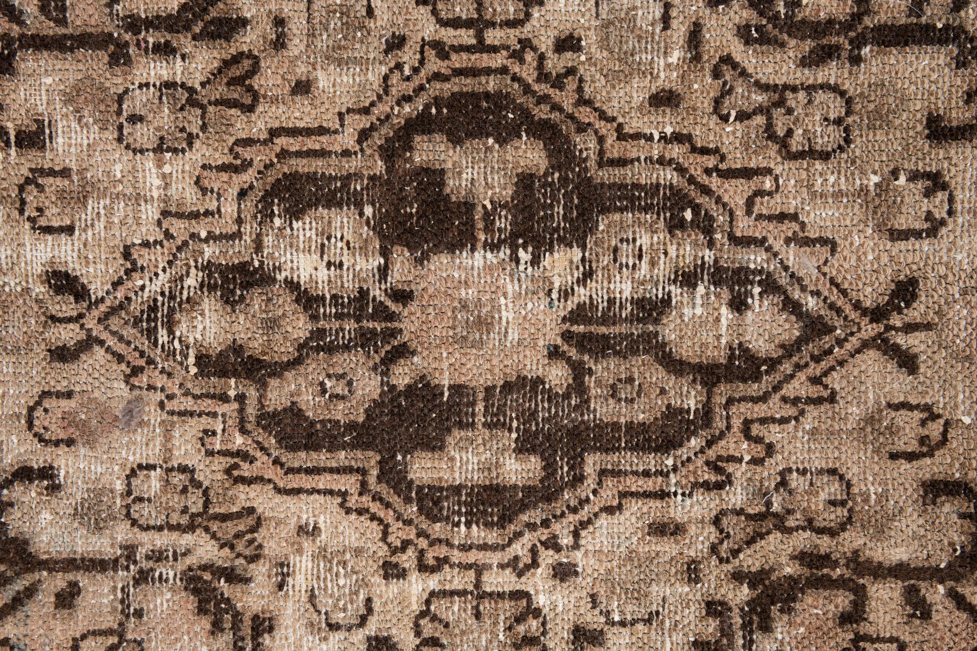 7' x 10' 2 Hand Knotted Ultra Vintage Persian Wool Rug