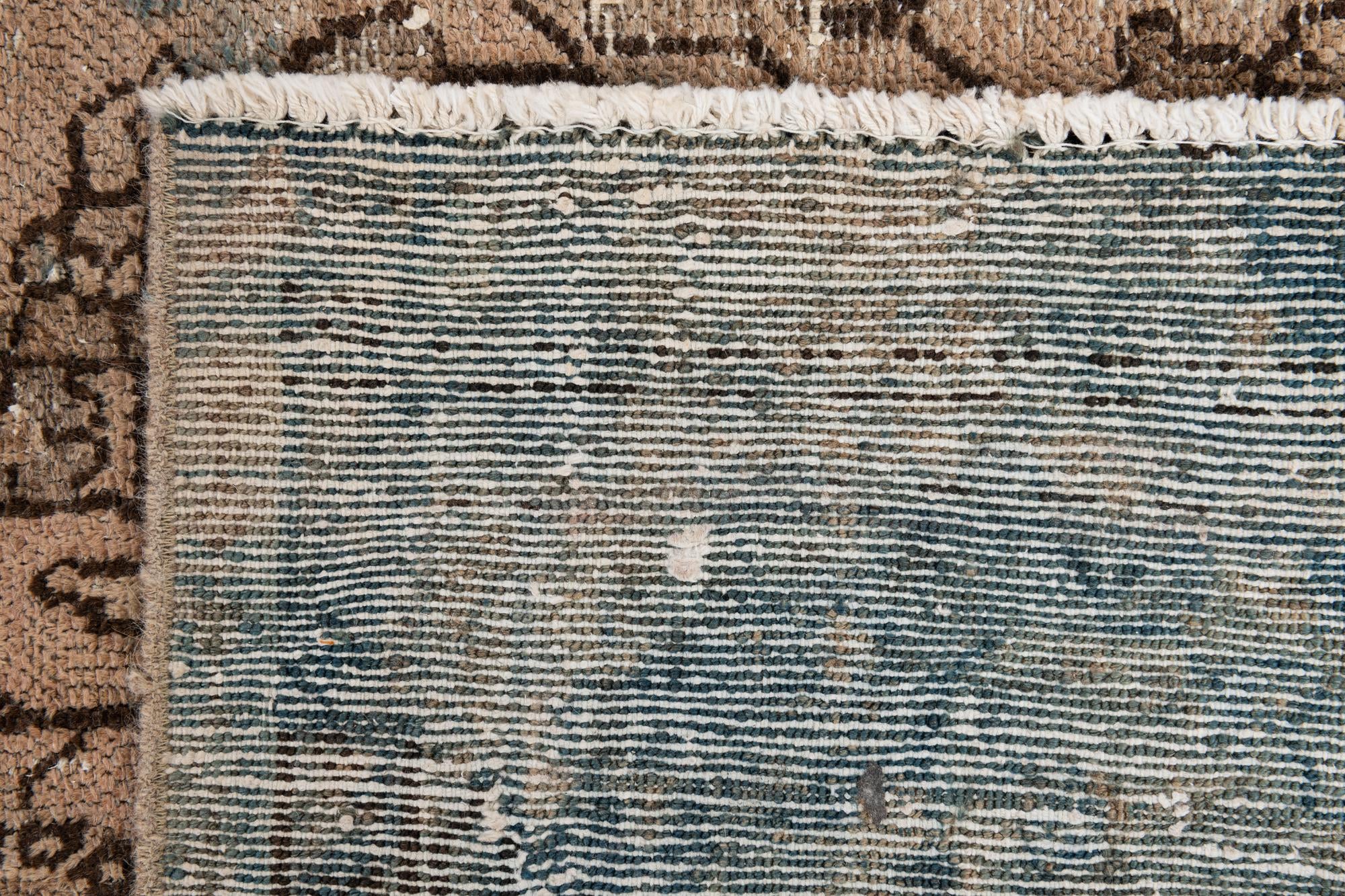 7' x 10' 2 Hand Knotted Ultra Vintage Persian Wool Rug