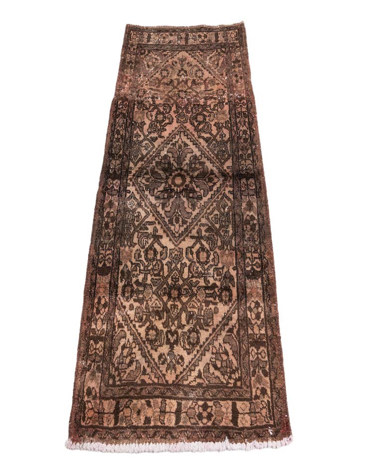 Detail image of 3' x 4' 10  Hand Knotted Ultra Vintage Persian Wool Rug