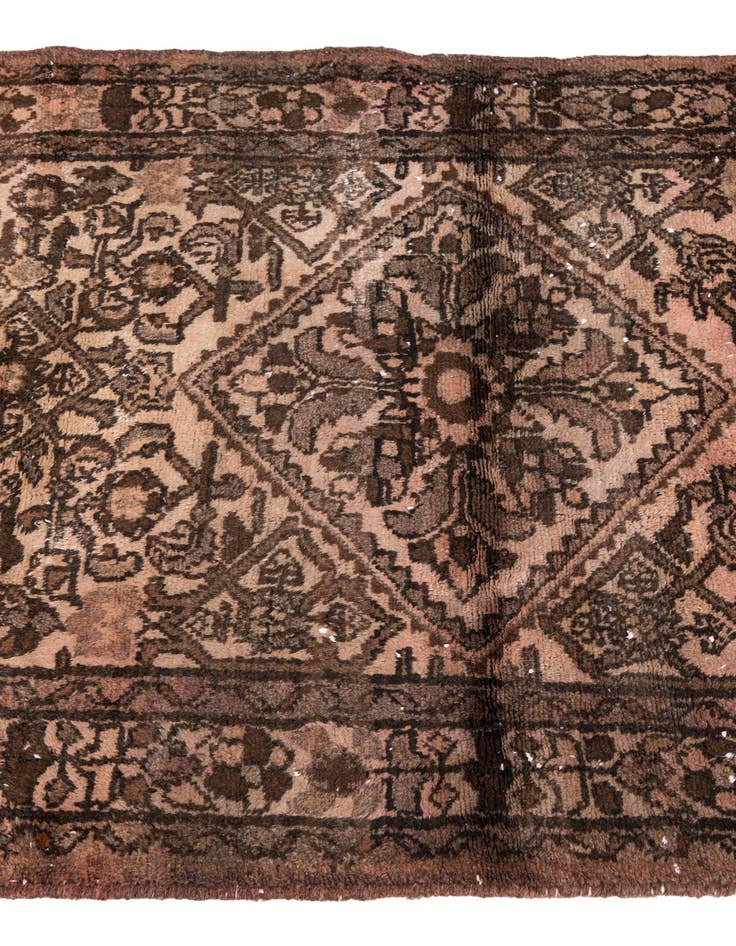 Detail image of 3' x 4' 10  Hand Knotted Ultra Vintage Persian Wool Rug