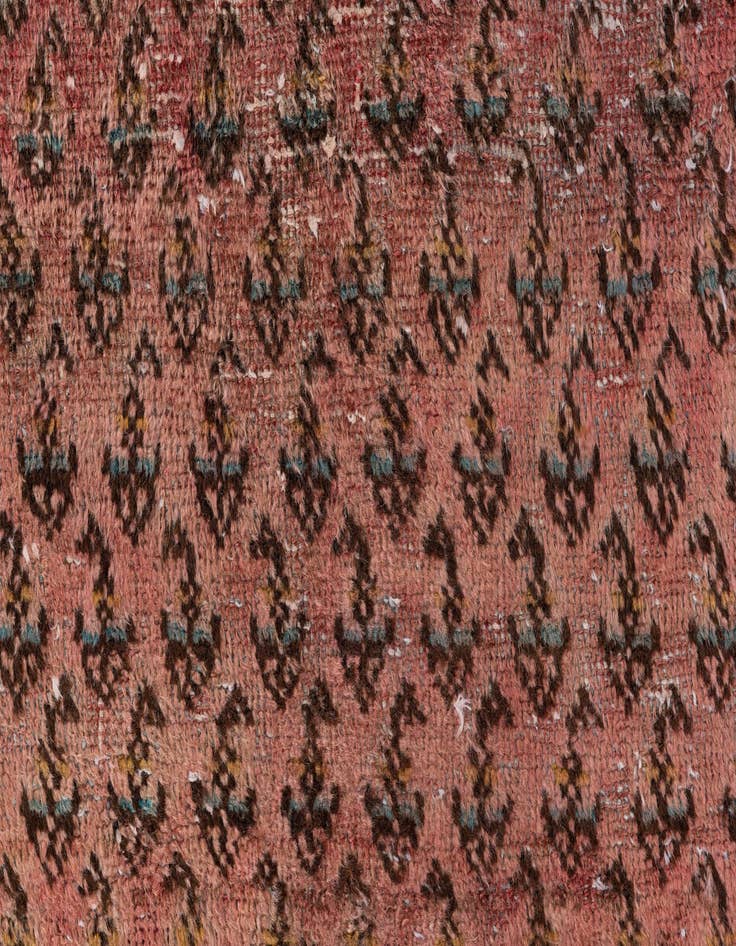 Detail image of 4' 3 x 6' 6  Hand Knotted Ultra Vintage Persian Wool Rug