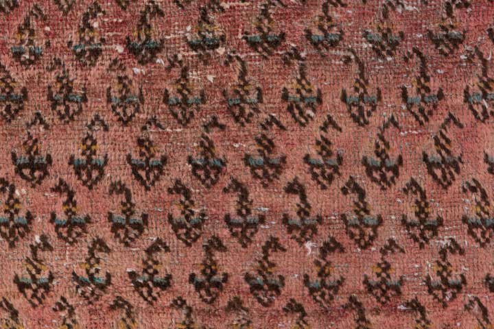 4' 3 x 6' 6 Hand Knotted Ultra Vintage Persian Wool Rug