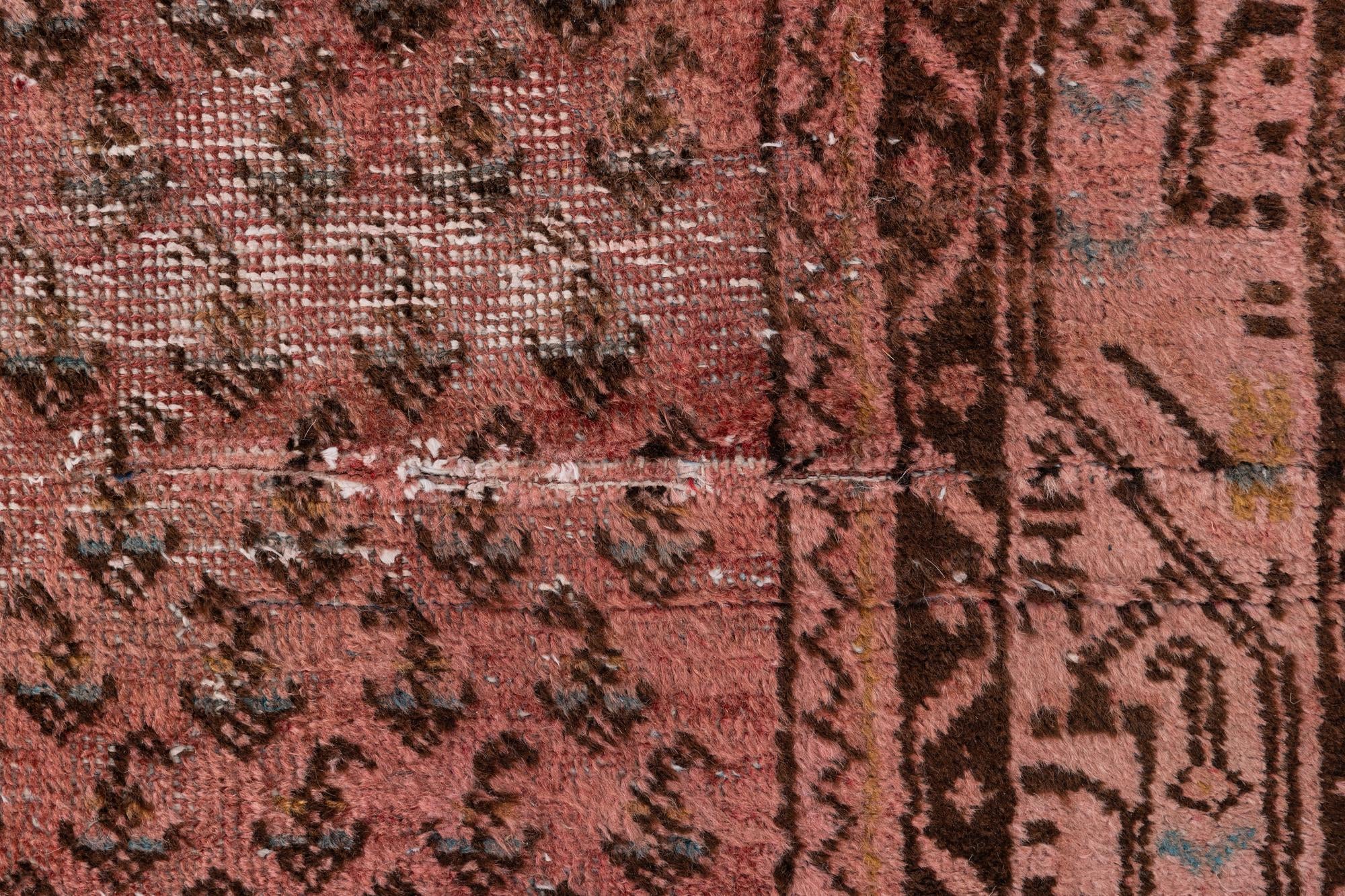 4' 3 x 6' 6 Hand Knotted Ultra Vintage Persian Wool Rug
