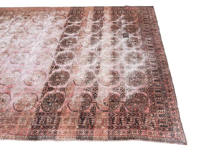Detail image of 6' x 8' 7 Hand Knotted Ultra Vintage Persian Wool Rug