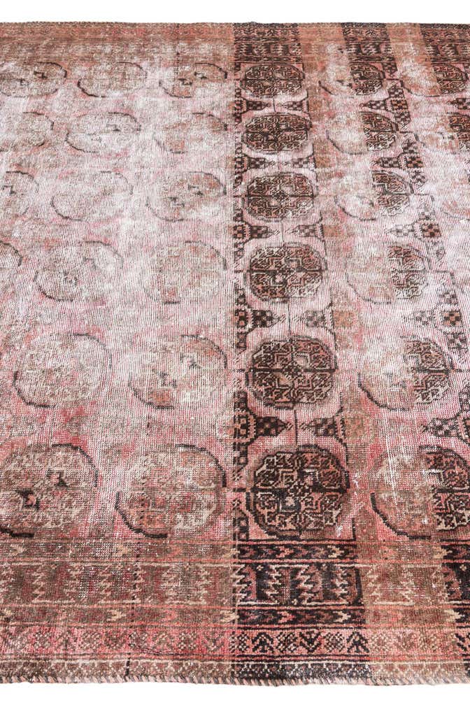 6' x 8' 7 Hand Knotted Ultra Vintage Persian Wool Rug