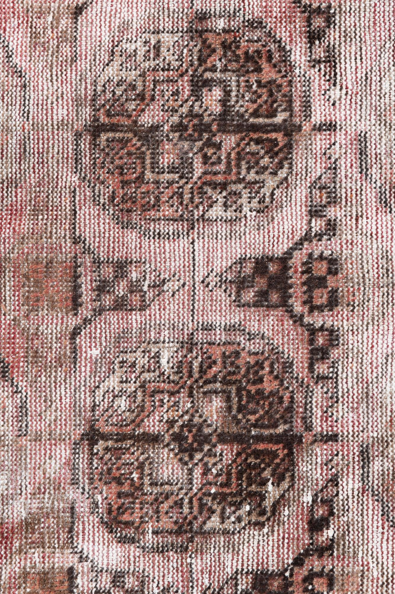 6' x 8' 7 Hand Knotted Ultra Vintage Persian Wool Rug