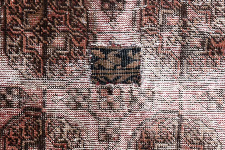 6' x 8' 7 Hand Knotted Ultra Vintage Persian Wool Rug