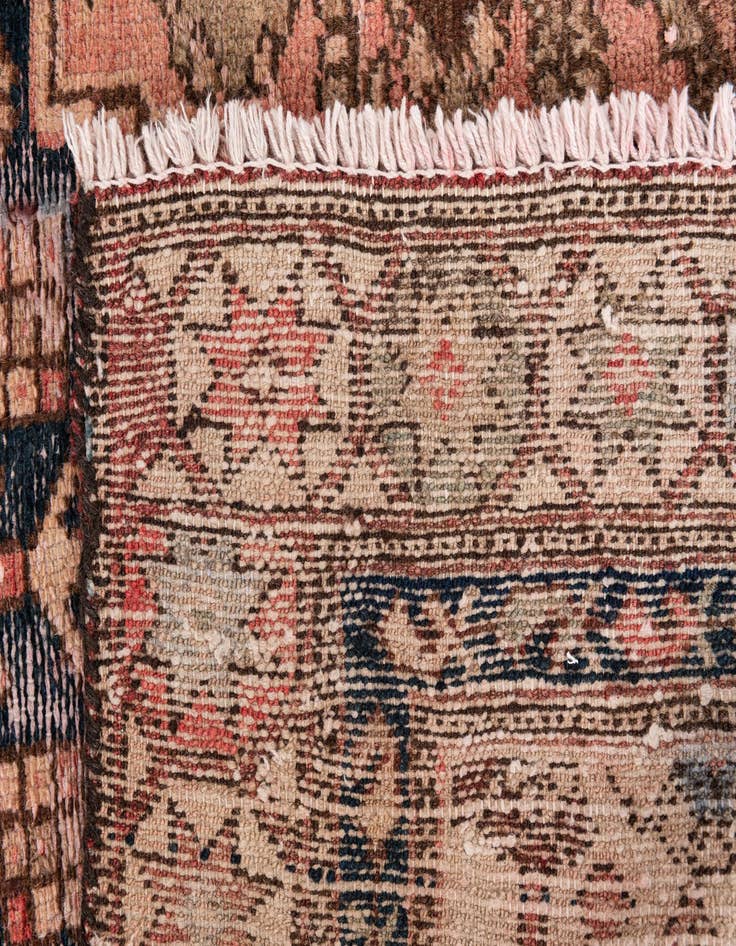 Detail image of 4' x 5' 9  Hand Knotted Ultra Vintage Persian Wool Rug