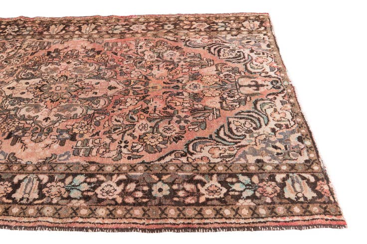 Detail image of 5' 5 x 9' 2 Hand Knotted Ultra Vintage Persian Wool Rug