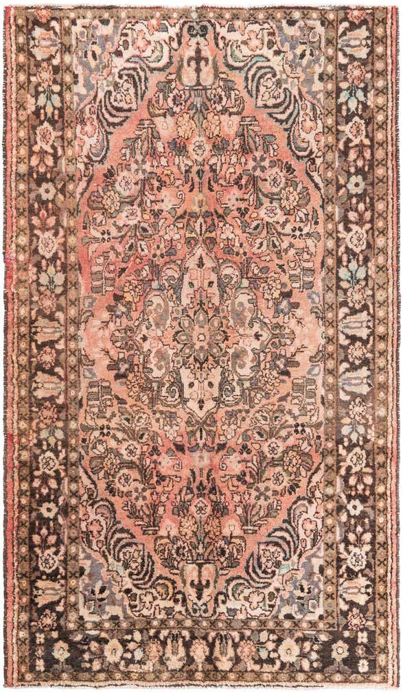 5' 5 x 9' 2 Hand Knotted Ultra Vintage Persian Wool Rug