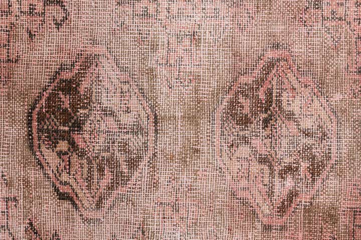 4' 2 x 6' 2 Hand Knotted Ultra Vintage Persian Wool Rug