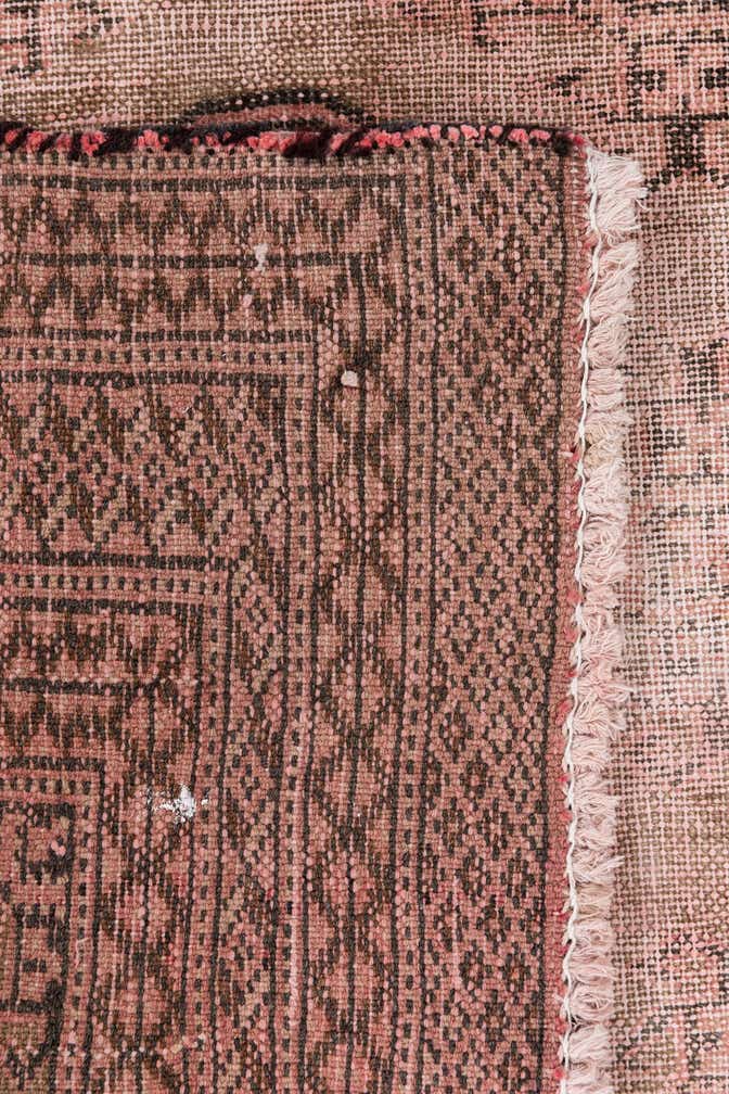 4' 2 x 6' 2 Hand Knotted Ultra Vintage Persian Wool Rug