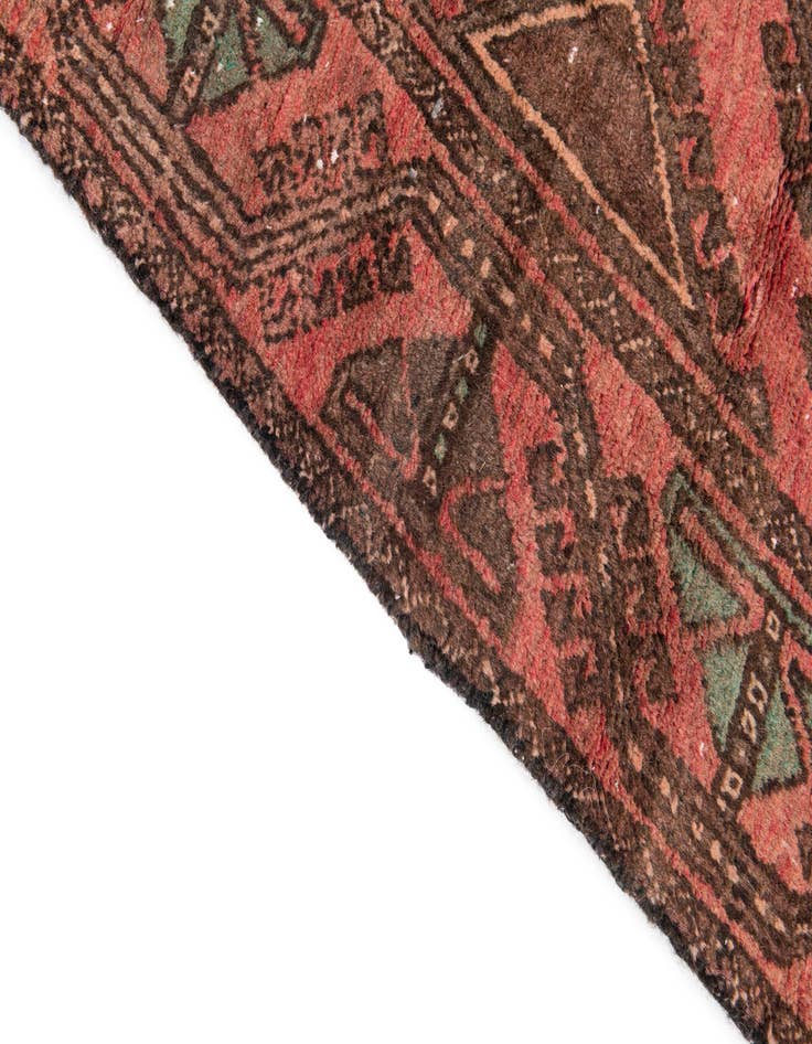 Detail image of 4' 1 x 7' 7  Hand Knotted Ultra Vintage Persian Wool Rug