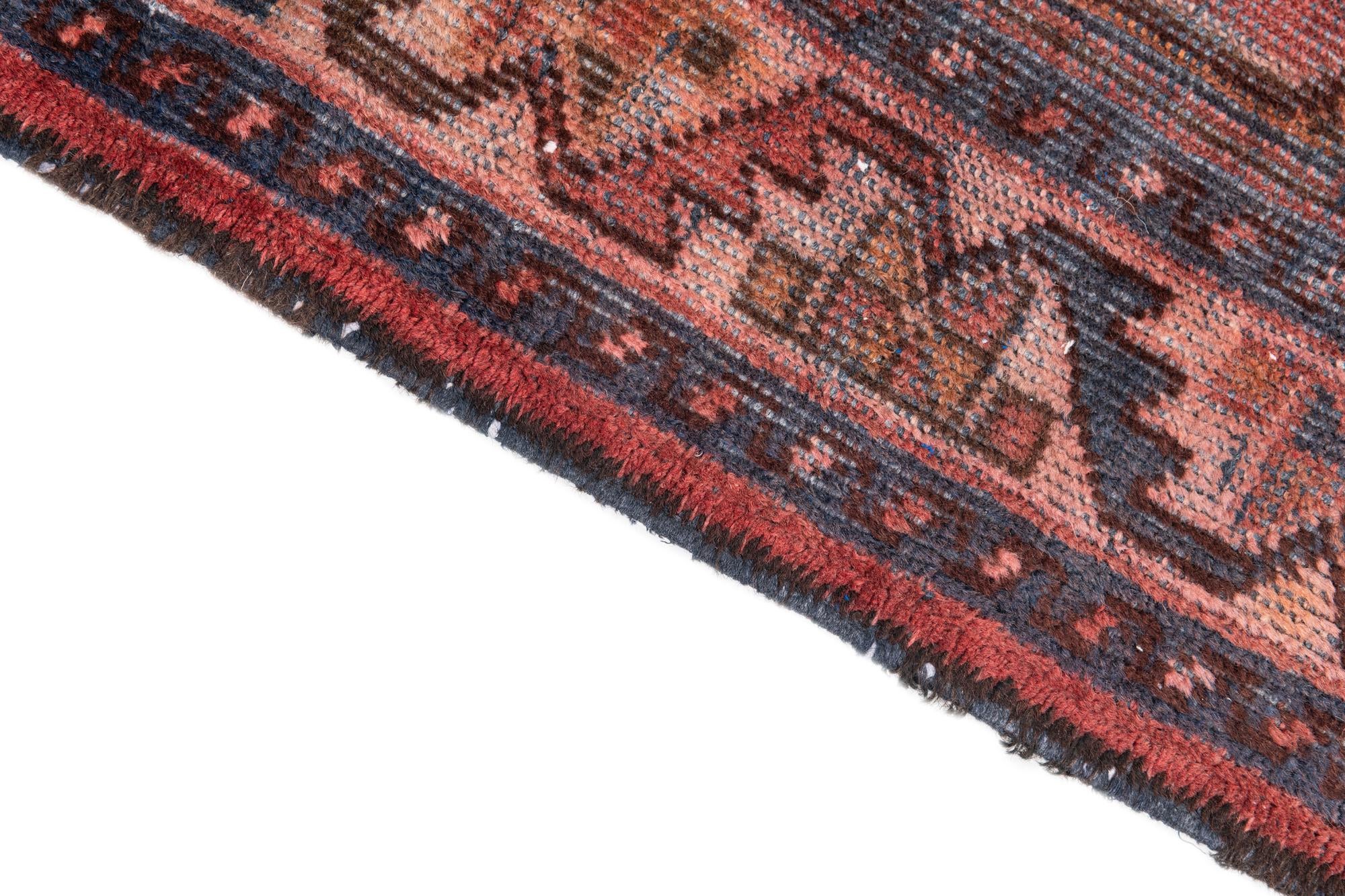 4' 4 x 6' 5 Hand Knotted Ultra Vintage Persian Wool Rug