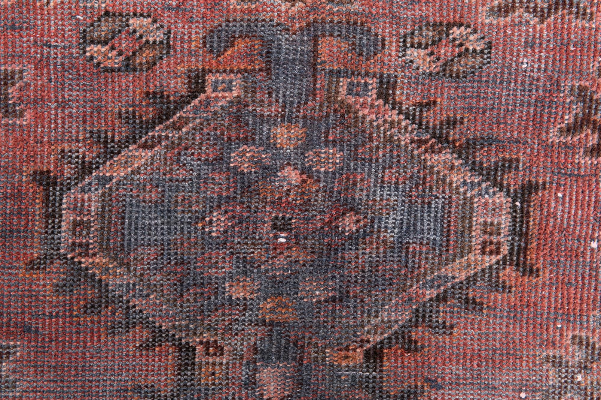 4' 4 x 6' 5 Hand Knotted Ultra Vintage Persian Wool Rug
