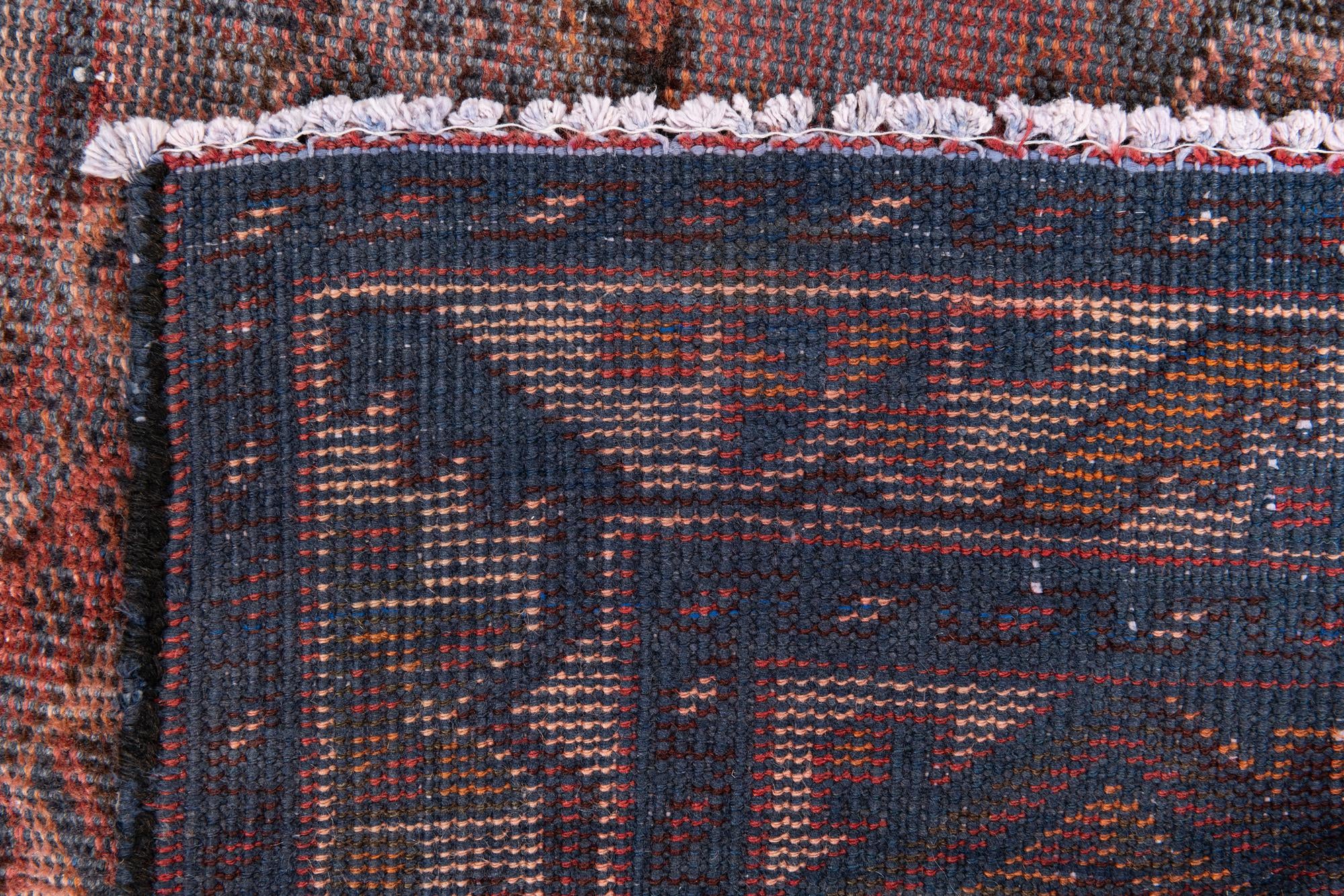 4' 4 x 6' 5 Hand Knotted Ultra Vintage Persian Wool Rug