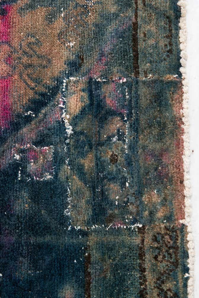 4' x 6' 10 Hand Knotted Ultra Vintage Persian Wool Rug