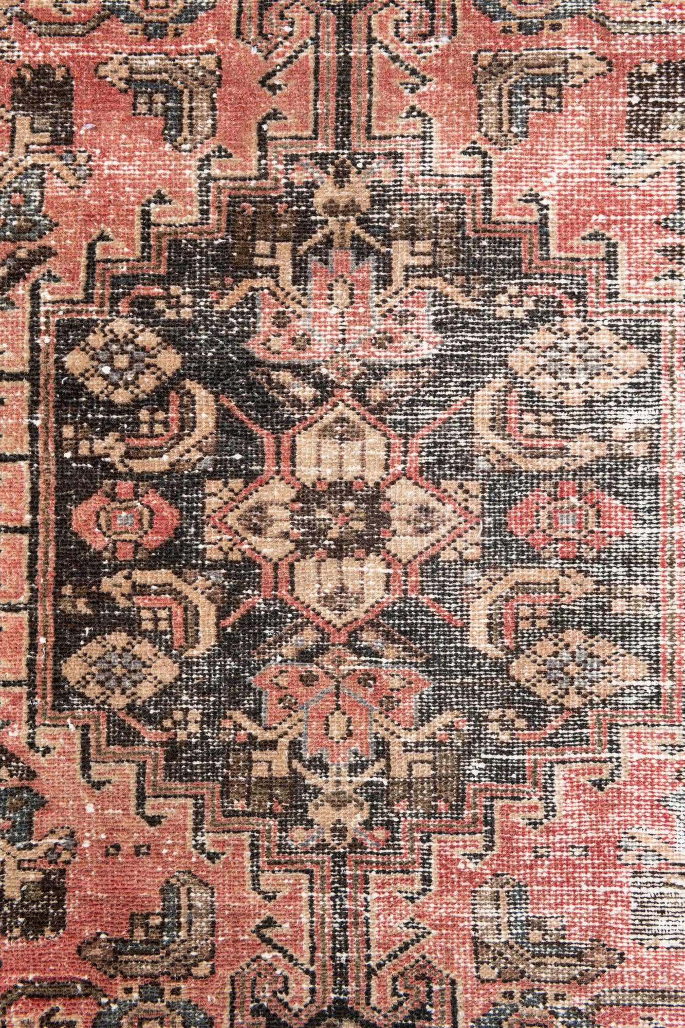 4' 2 x 6' 5 Hand Knotted Ultra Vintage Persian Wool Rug