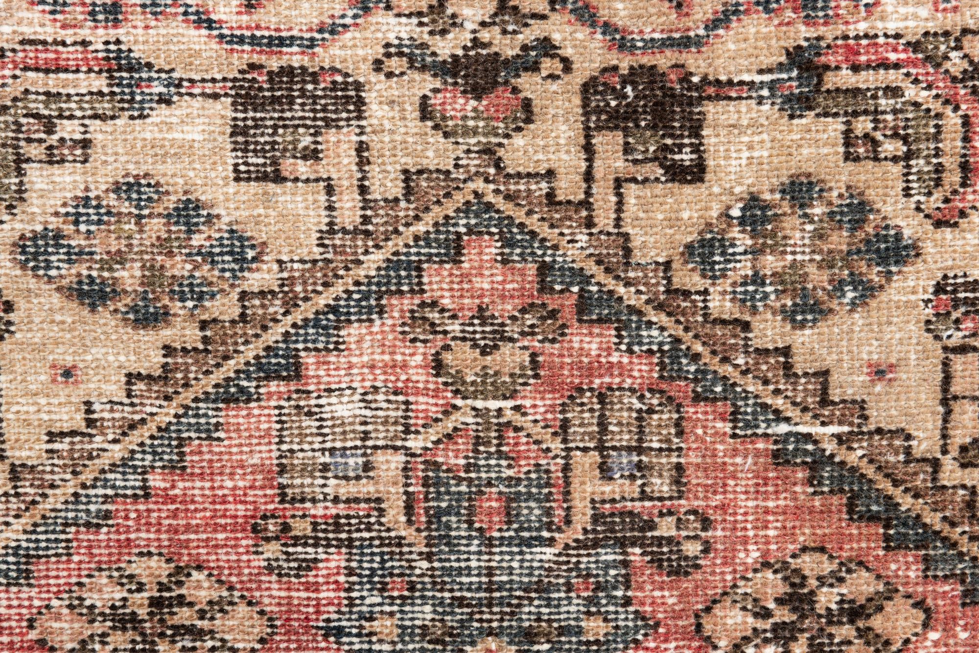 4' 2 x 6' 5 Hand Knotted Ultra Vintage Persian Wool Rug