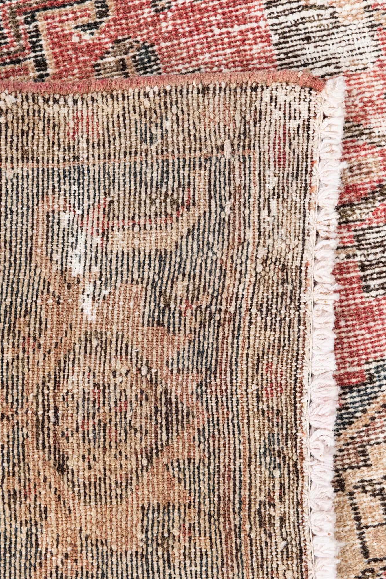 4' 2 x 6' 5 Hand Knotted Ultra Vintage Persian Wool Rug