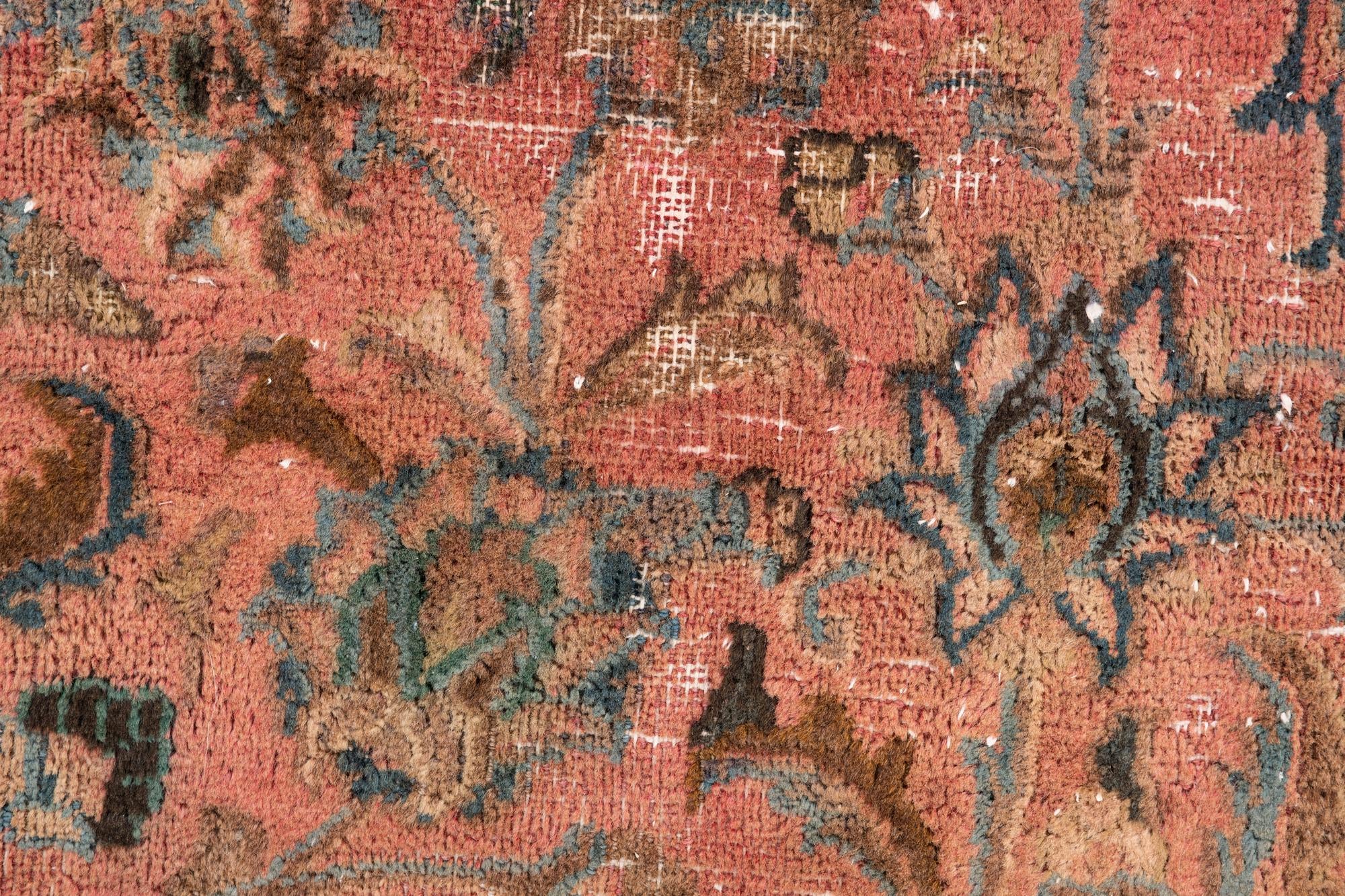 3' 8 x 4' 8 Hand Knotted Ultra Vintage Persian Wool Rug
