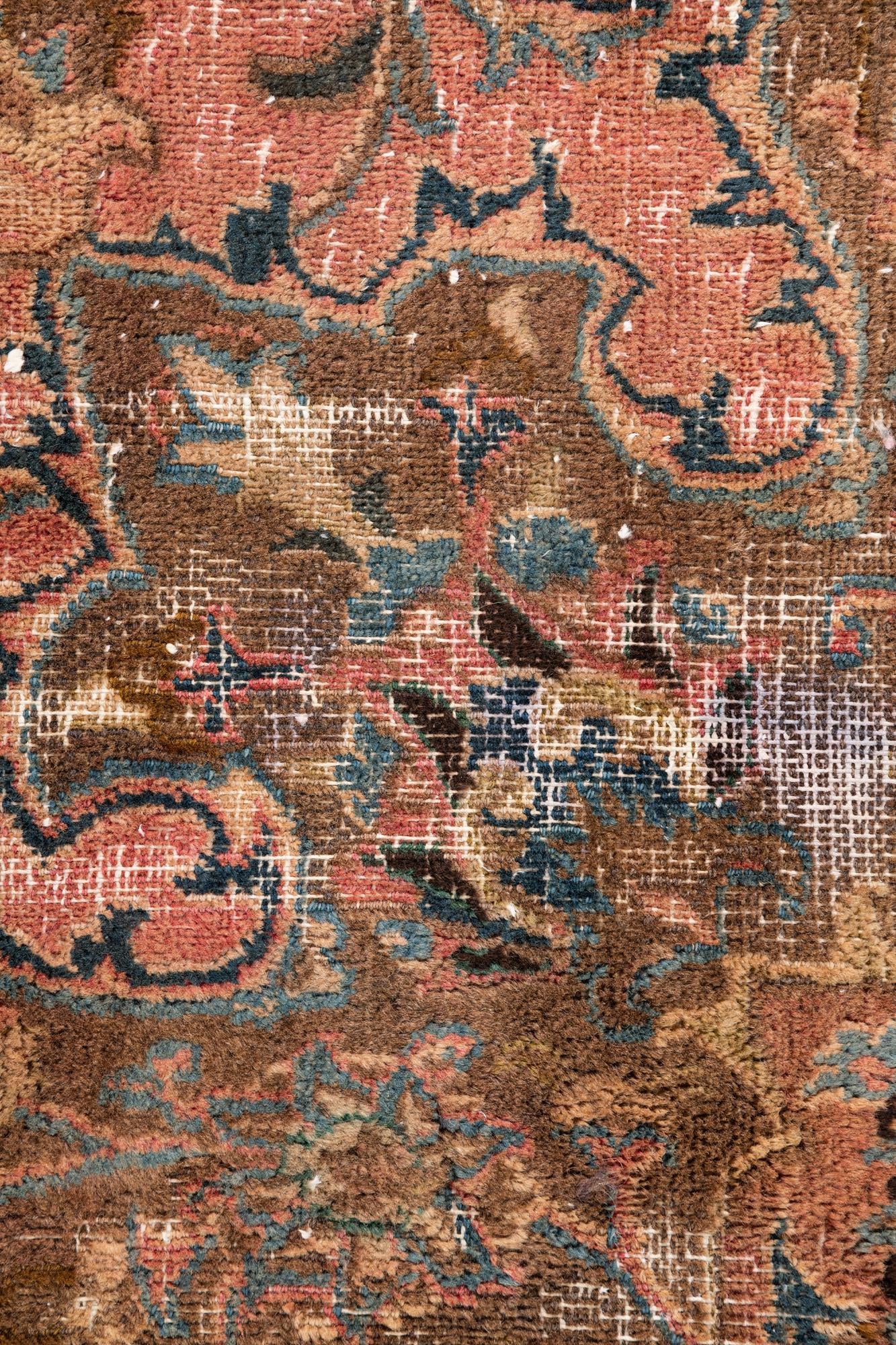 3' 8 x 4' 8 Hand Knotted Ultra Vintage Persian Wool Rug