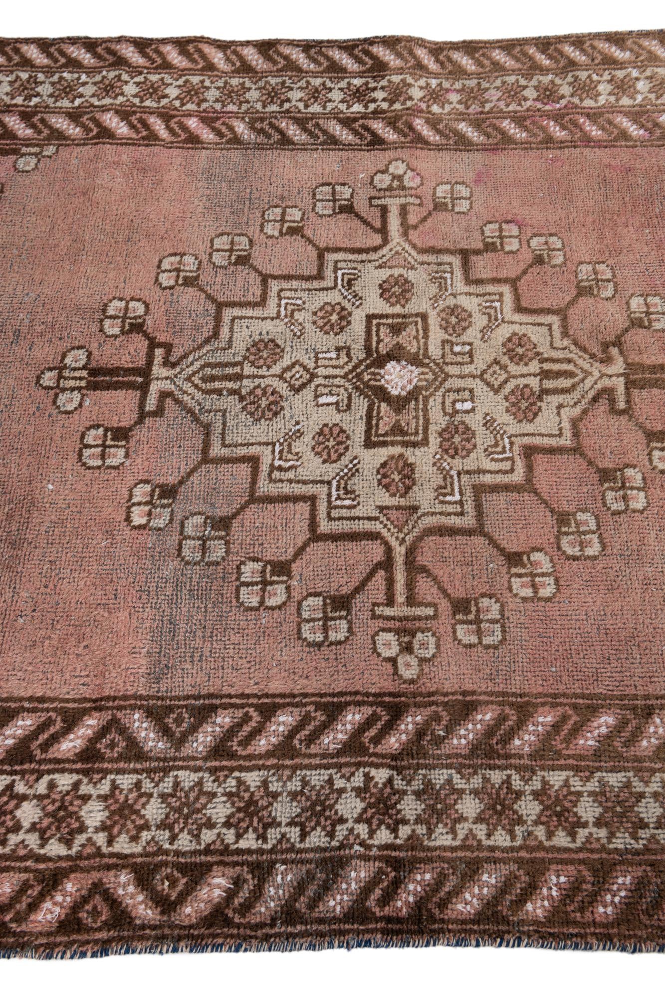 5' 2 x 7' 2 Hand Knotted Ultra Vintage Persian Wool Rug